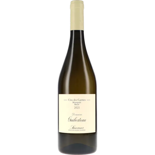 Saumur blanc Clos des Carmes Monopol Brézé AOC 2021 – Guiberteau