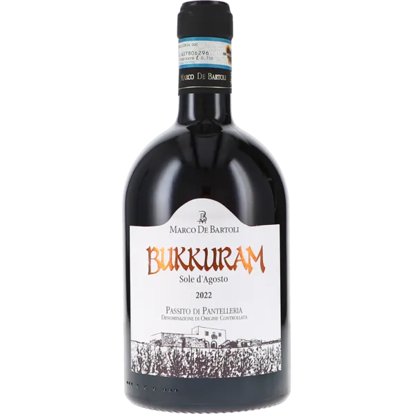 Bukkuram "Sole d'Agosto" Passito di Pantelleria DOC 2022 – Marco de Bartoli